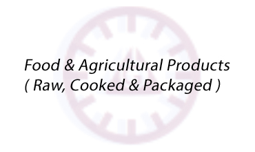 Food & Agricultural Products ( Raw, Cooked & Packaged )